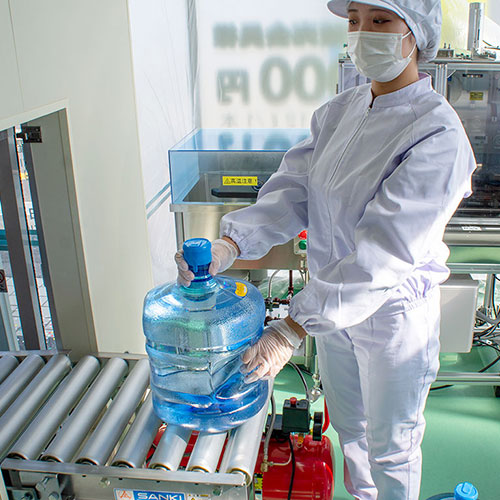 HACCPに準じたプラントで製造されるスーパーウォーター